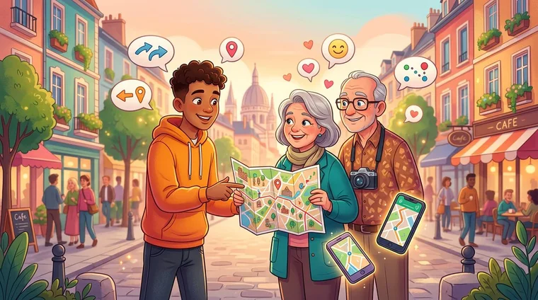 外国人に「駅はどこ？」と聞かれた。あなたなら英語で何て言う？